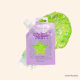 Kara Beauty - SPARKLE PARTY HAIR AND BODY GEL - SINGLE PACKS: Pink Heart V1