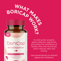 BoriCap Boric Acid Suppositories, 30 count