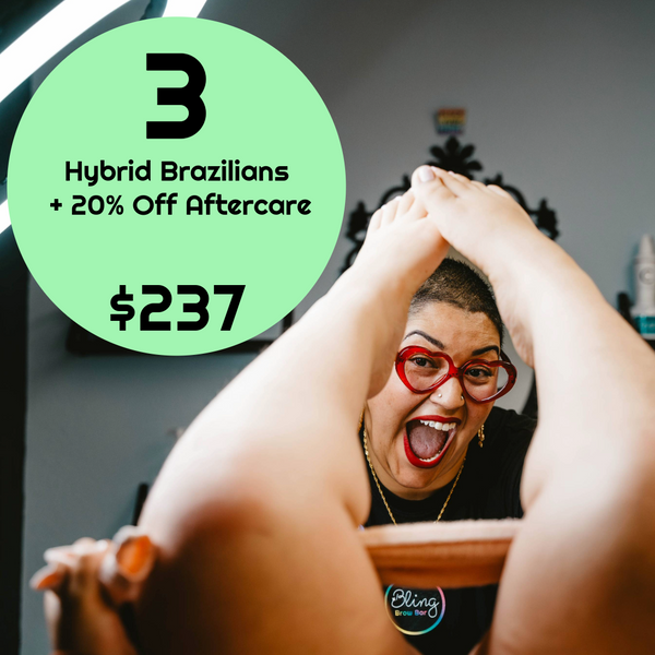 3 Hybrid Brazilian Wax Package