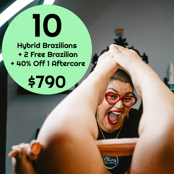 12 Hybrid Brazilian Wax Package