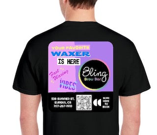 Bling Brow Bar logo tee