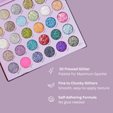Kara Beauty - Electric Disco Pressed Glitter Palette