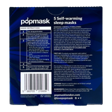 Popmask London - Deep Sleep Self-Heating Eye Masks for Men - 5 Pack